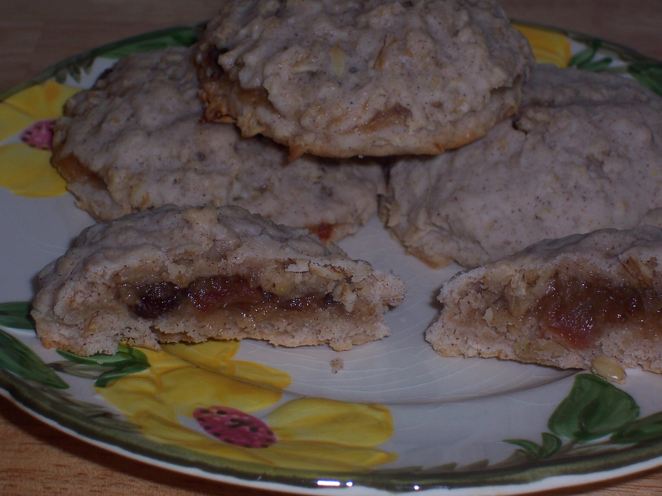 Date Filled Oatmeal Cookies