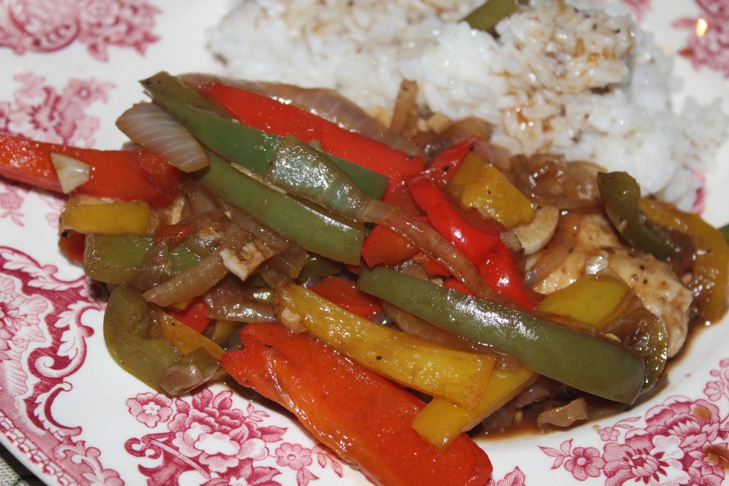 Balsamic Chicken and Peppers