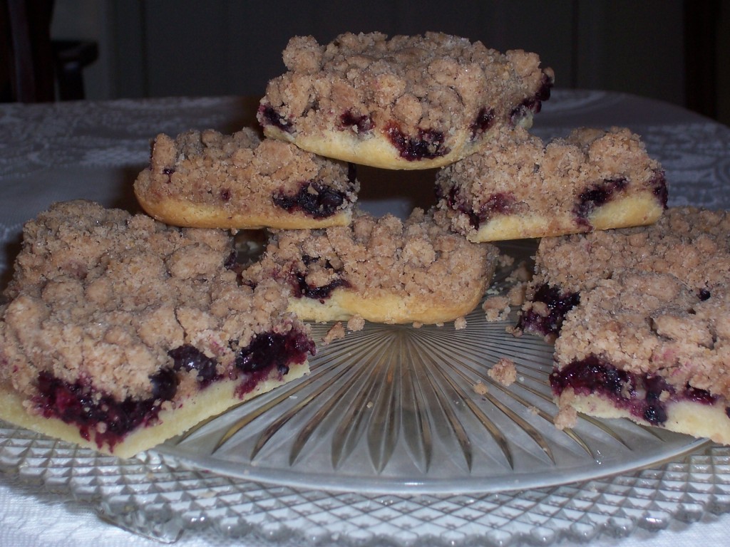 Blueberry Shortbread Crumble