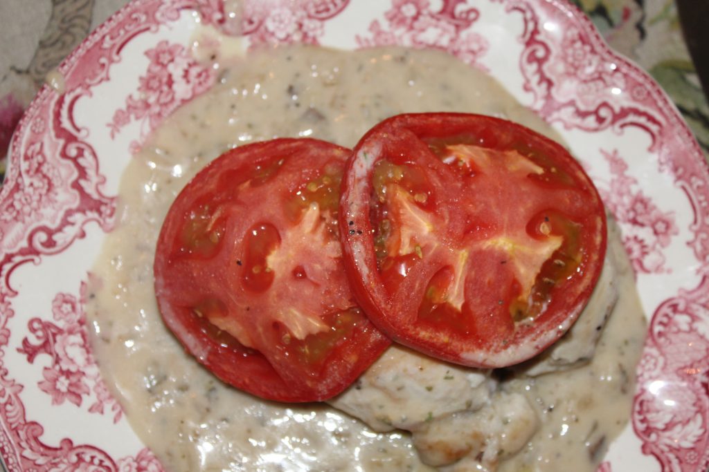 Chicken with Mushroom & Tarragon Cream Sauce
