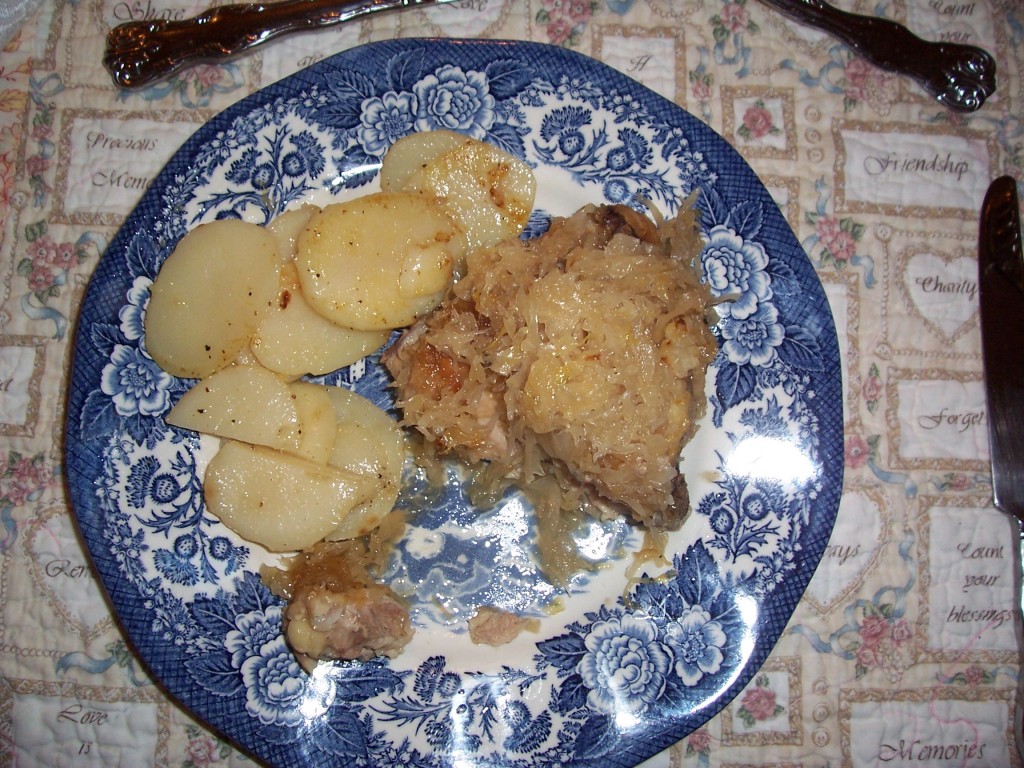 Chicken with Sauerkraut