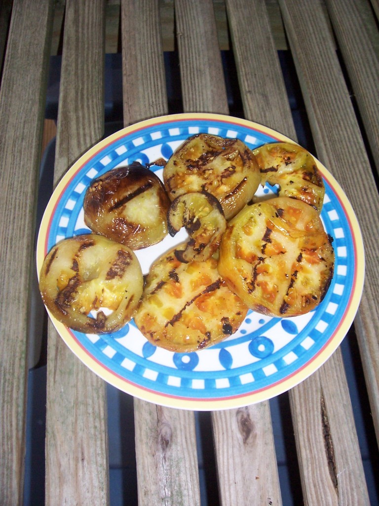 Grilled Green Tomatoes