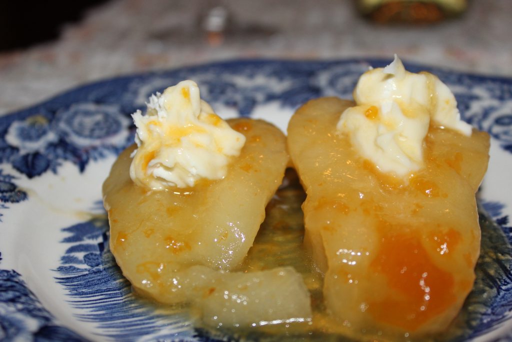 Sautéed Pears with Mascarpone