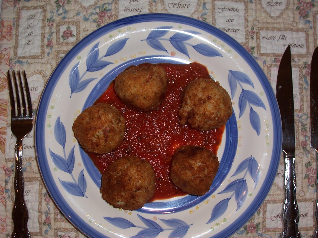Rice Balls with Clams