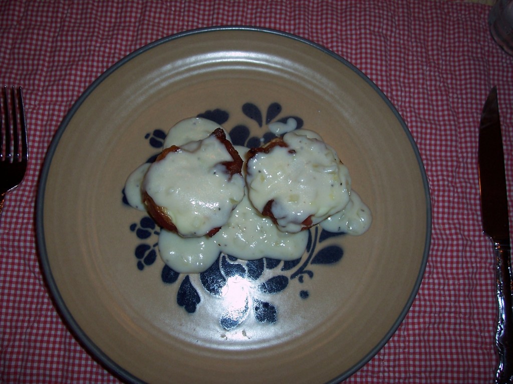 Shirred Egg and Bacon Nest