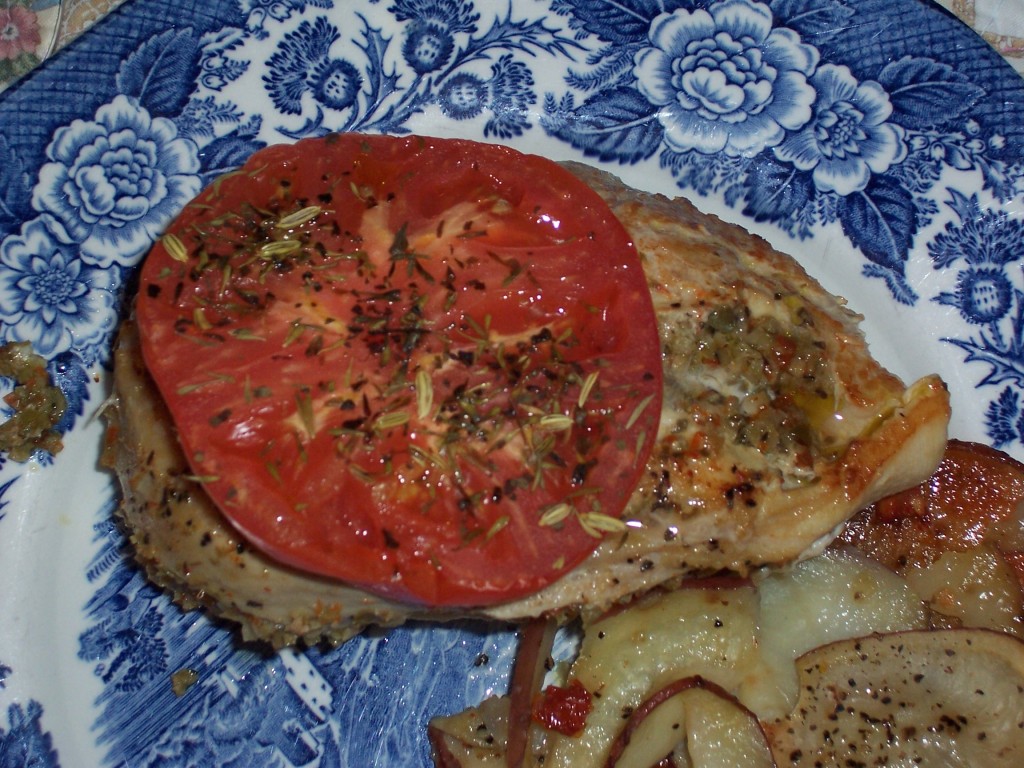 Tapenade Stuffed Chicken