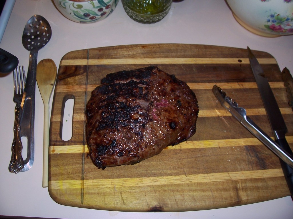 Tri-Tip Steak Marinated and Broiled